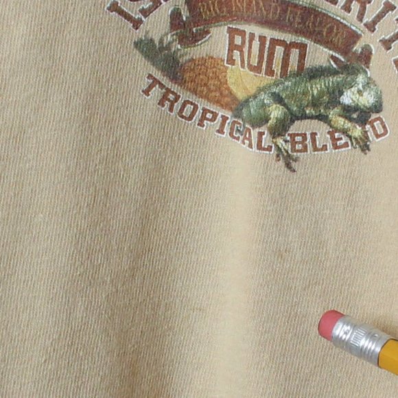 Newport Blue Shirt Mens XL Tan Island Spirits Tropical Blend Rum Tee - Picture 4 of 5